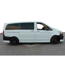 Бокові пороги (під фарбування) ExtraLong, 1 зсувні двері для Mercedes Vito / V-class W447 2014- рр