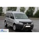 Кенгурятник WT003 (нерж) 60мм, без напису для Volkswagen Caddy 2004-2010 рр