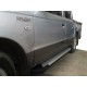 Бокові пороги Allmond Grey (2 шт., алюм) для Ford Ranger 2007-2011 рр