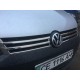Накладки на решетку (2 шт, нерж) OmsaLine - Итальянская нержавейка для Volkswagen Caddy 2010-2015 гг
