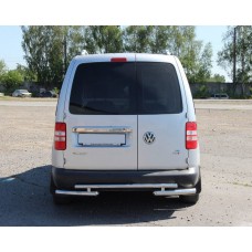 Задня дуга AK003-2 (2 шт., нерж) для Volkswagen Caddy 2004-2010 рр