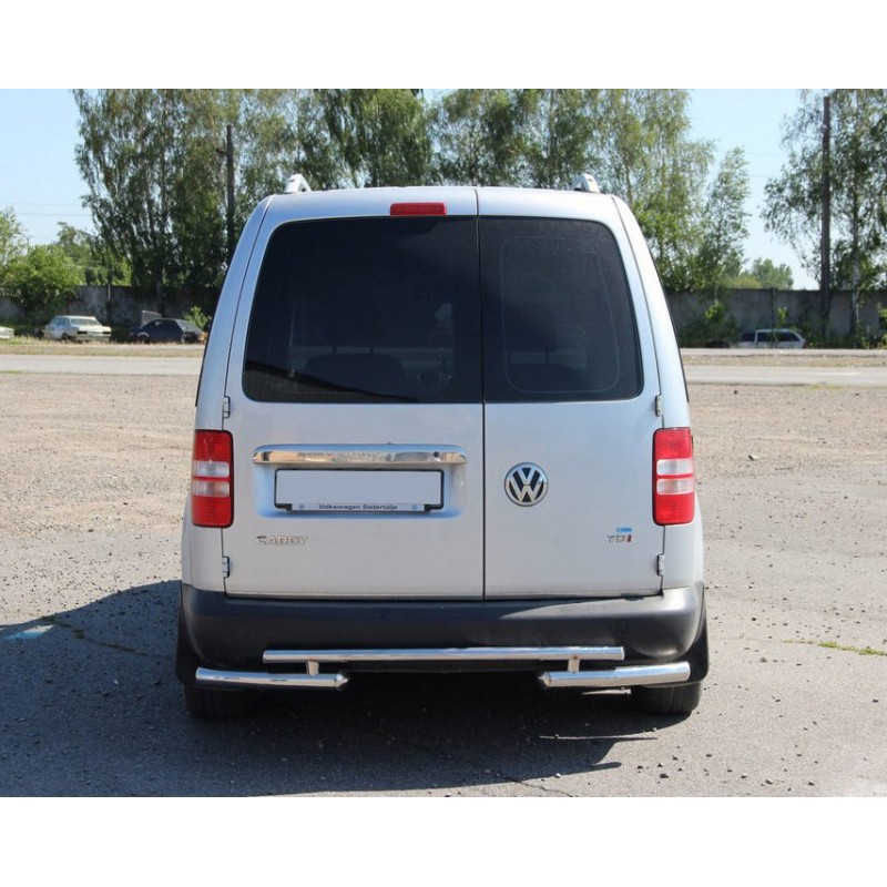 Задня дуга AK003-2 (2 шт., нерж) для Volkswagen Caddy 2004-2010 рр