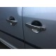 Накладки на ручки (нержавійка) 3 штуки, Carmos - Турецька сталь для Volkswagen Caddy 2004-2010 рр