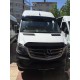 Козырек на лобовое стекло на раме V1 (черный глянец, 5мм) для Mercedes Sprinter W906 2006-2018 гг