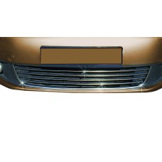 Накладки на передний бампер Comfort (5 част, нерж) для Volkswagen Caddy 2010-2015 гг