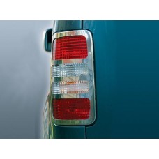 Накладки на стопы V1 (2 шт, нерж) OmsaLine - Итальянская нержавейка для Volkswagen Caddy 2010-2015 гг