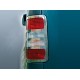 Накладки на стопы V1 (2 шт, нерж) OmsaLine - Итальянская нержавейка для Volkswagen Caddy 2010-2015 гг