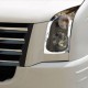 Накладка на фары (2 шт, нерж) для Volkswagen Crafter 2006-2016 гг