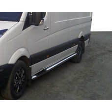 Бічні труби (2 шт., Нерж.) Довга база для Renault Master 1998-2010 рр