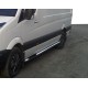 Бічні труби (2 шт., нерж) d60, Long/ExtraLong для Volkswagen Crafter 2006-2016 рр