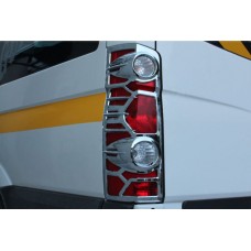 Накладки на стопы (2 шт, пласт) для Volkswagen Crafter 2006-2016 гг