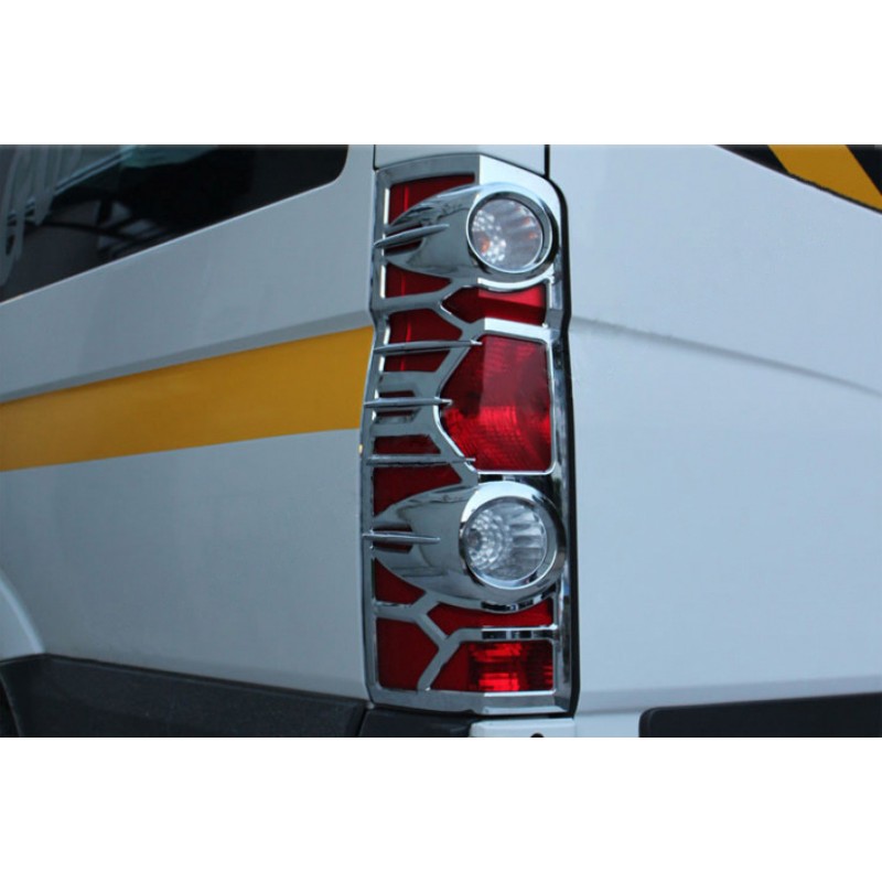 Накладки на стопы (2 шт, пласт) для Volkswagen Crafter 2006-2016 гг