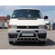 Кенгурятник WT003 Plus-2 (нерж) для Volkswagen T4 Caravelle/Multivan