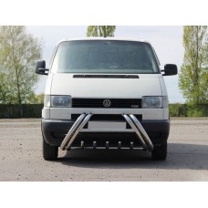 Кенгурятник WT01 (нерж) для Volkswagen T4 Caravelle/Multivan