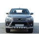 Передній захист F3-34 (нерж.) для Toyota Hilux 2015- рр