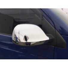Накладки на зеркала (2 шт, ABS) Carmos - Хромированный пластик для Volkswagen Amarok 2010-2022 гг