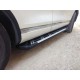 Бокові пороги Sunrise (2 шт., алюм) для Volkswagen Touareg 2010-2018 рр