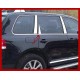 Хром на стойки дверей (6 шт, нерж) для Volkswagen Touareg 2002-2010 гг