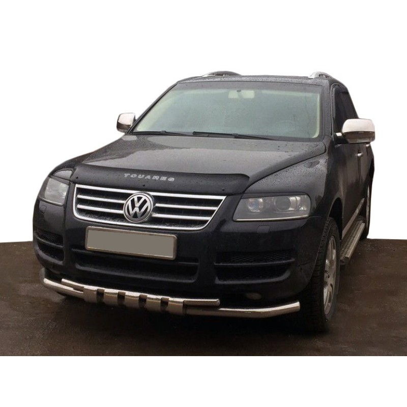 Кенгурятник ST015 (нерж) для Volkswagen Touareg 2002-2010 рр