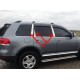 Хром на стойки дверей (6 шт, нерж) для Volkswagen Touareg 2002-2010 гг