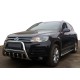 Кенгурятник WT003 (нерж) для Volkswagen Touareg 2010-2018 рр