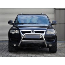Кенгурятник WT005 Colt (нерж) для Volkswagen Touareg 2002-2010 гг