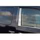Молдинги на дверні стійки (2 шт., нерж) Carmos - Турецька сталь для Volkswagen Caddy 2004-2010 рр