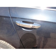 Накладки на ручки (4 шт, нерж) Carmos, Турецька сталь для Volkswagen Passat B6 2006-2012рр