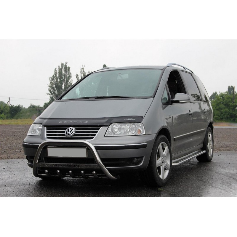 Кенгурятник WT004 (нерж) 51 мм для Volkswagen Sharan 1995-2010 рр