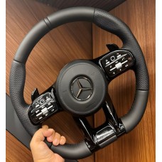 Руль AMG-Style (для AMG, черный -2025 черные кнопки) для Mercedes R-class W251