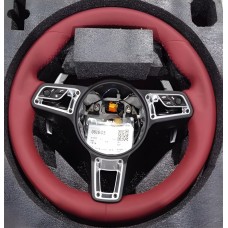 Руль (2010-2014, Красный) для Porsche Cayenne