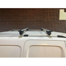 Поперечины на стандартные рейлинги с замком Wizard V1 (2 шт) 125см, черные