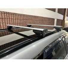 Перемычки на встроенные рейлинги под ключ Wizard V2 (2 шт) 115см, серые для Peugeot 2008 2019- рр