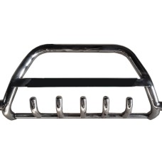 Кенгурятник WT004-LED (нерж) для Volkswagen T4 Caravelle/Multivan