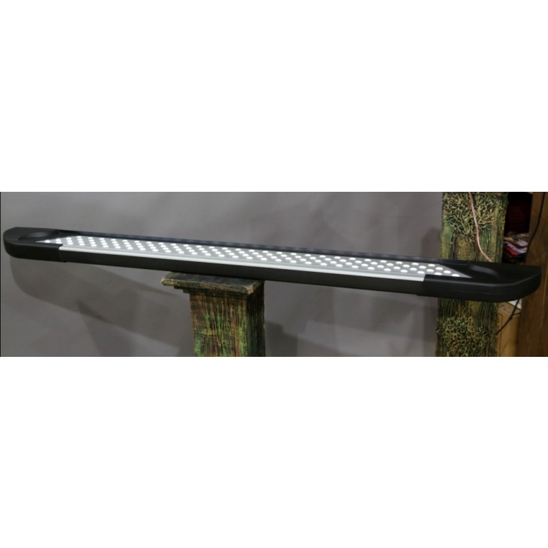 Бокові пороги X5-тип LED (2 шт., Алюм.) Тільки на довгу базу для Volkswagen T5 Caravelle 2004-2010 рр