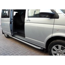 Бокові пороги Fullmond (2 шт., алюм) Довга база для Volkswagen T4 Caravelle/Multivan