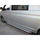 Бокові пороги X5-тип (2 шт., алюм) Довга база для Volkswagen T5 Caravelle 2004-2010 рр